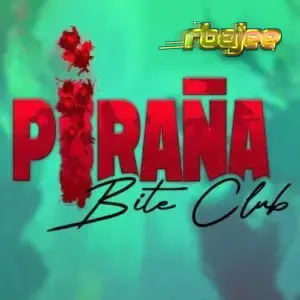 Piranha Bite Club স্লট গেমের একটি দৃশ্য যেখানে পানির নিচে পিরানহা এবং মাল্টিপ্লায়ার রিল দেখা যাচ্ছে।